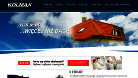 What Kolmax.pl website looked like in 2019 (4 years ago)