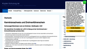 What Kopter-schulung.de website looked like in 2019 (6 years ago)