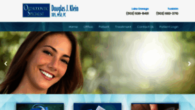 What Kleinorthodontics.com website looked like in 2019 (4 years ago)
