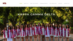 What Kappagammadelta.org website looked like in 2019 (4 years ago)