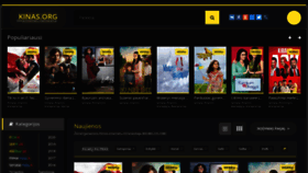 What Kinas.tv website looked like in 2019 (6 years ago)