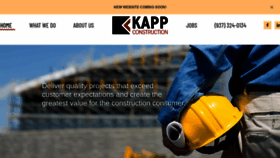 What Kappconstruction.com website looked like in 2019 (4 years ago)