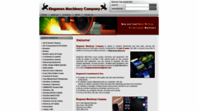 What Kingsmenmachinery.com website looked like in 2019 (4 years ago)