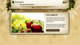 What Kwenchjuice.com website looked like in 2019 (4 years ago)