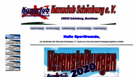 What Kanuclub-schoenburg.de website looked like in 2019 (4 years ago)