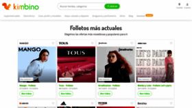 What Kimbino.es website looked like in 2019 (4 years ago)