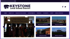 What Keystonelocalschools.org website looked like in 2019 (4 years ago)