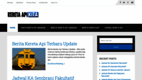 What Keretaapikita.com website looked like in 2019 (4 years ago)