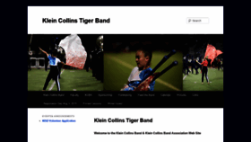 What Kleincollinsband.org website looked like in 2019 (4 years ago)