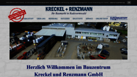 What Kreckel-renzmann.de website looked like in 2019 (4 years ago)