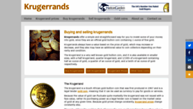 What Krugerrands.org.uk website looked like in 2019 (4 years ago)