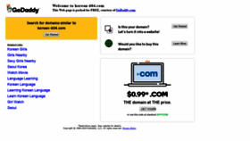 What Korean-604.com website looked like in 2019 (4 years ago)
