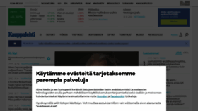 What Kauppalehti.fi website looked like in 2019 (4 years ago)
