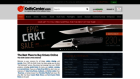 What Knifecenter.com website looked like in 2019 (4 years ago)