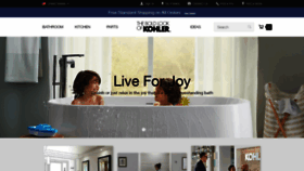 What Kohler.com website looked like in 2019 (4 years ago)