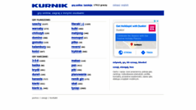What Kurnik.pl website looked like in 2019 (4 years ago)