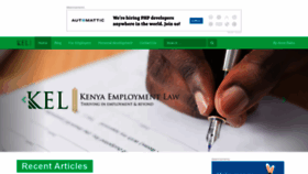 What Kenyaemploymentlaw.com website looked like in 2019 (4 years ago)