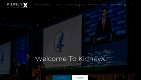 What Kidneyx.org website looked like in 2019 (4 years ago)