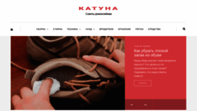 What Katuna.ru website looked like in 2019 (4 years ago)