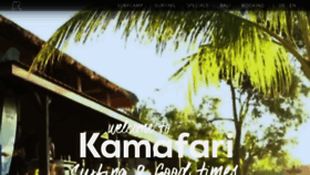 What Kamafari-surfcamps.com website looked like in 2019 (4 years ago)