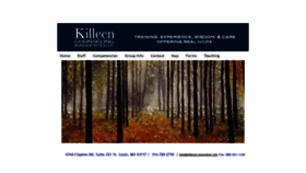 What Killeencounseling.com website looked like in 2019 (4 years ago)