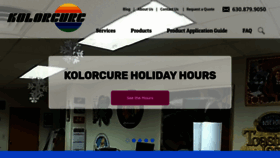 What Kolorcure.com website looked like in 2019 (4 years ago)