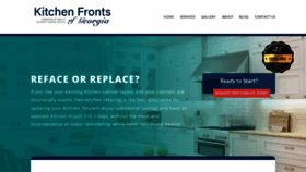 What Kitchenfrontsofgeorgia.com website looked like in 2019 (4 years ago)