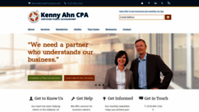 What Kennyahncpa.com website looked like in 2019 (4 years ago)