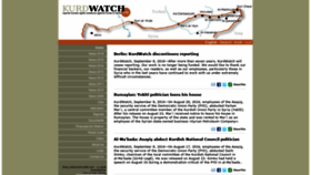 What Kurdwatch.org website looked like in 2019 (4 years ago)