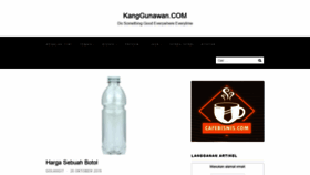 What Kanggunawan.com website looked like in 2019 (4 years ago)