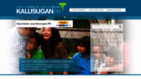 What Kalusugan.ph website looked like in 2019 (4 years ago)