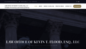 What Kevinfloodlaw.com website looked like in 2019 (4 years ago)