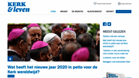 What Kerkenleven.be website looked like in 2020 (4 years ago)