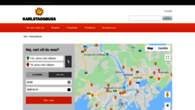 What Karlstadsbuss.se website looked like in 2020 (4 years ago)