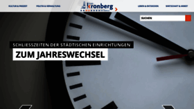 What Kronberg.de website looked like in 2020 (4 years ago)