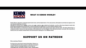 What Kendo-world.com website looked like in 2020 (4 years ago)