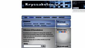 What Kryssakuten.se website looked like in 2020 (4 years ago)