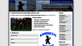 What Kominictvijemonovi.cz website looked like in 2020 (4 years ago)