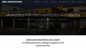 What Kaffeestudio.de website looked like in 2020 (4 years ago)
