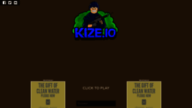What Kize.io website looked like in 2020 (4 years ago)