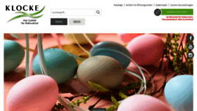 What Klocke-online.de website looked like in 2020 (4 years ago)