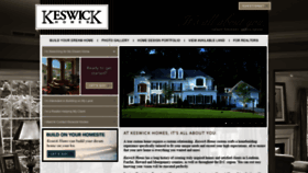 What Keswickhomes.com website looked like in 2020 (4 years ago)