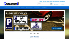 What Kennzeichenshop24.de website looked like in 2020 (4 years ago)