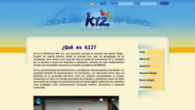 What K12.cl website looked like in 2020 (4 years ago)