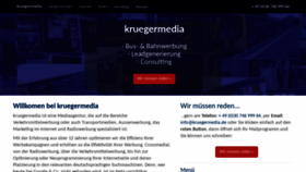 What Kruegermedia.de website looked like in 2020 (4 years ago)