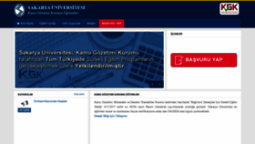 What Kgk.sakarya.edu.tr website looked like in 2020 (4 years ago)