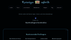 What Kartenlegen-sofort.de website looked like in 2020 (4 years ago)