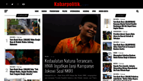 What Kabarpolitik.com website looked like in 2020 (4 years ago)