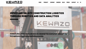 What Kewazo.com website looked like in 2020 (4 years ago)