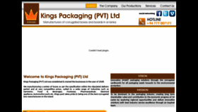 What Kingspack.lk website looked like in 2020 (4 years ago)